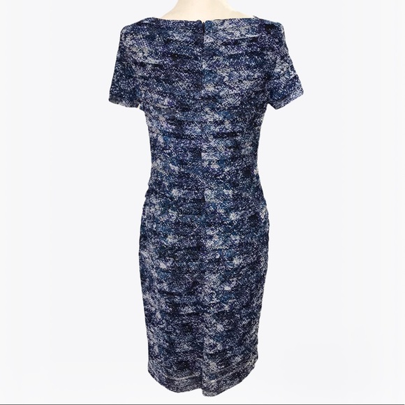 Adrianna Papell Ruffle Sheath Women’s Midi Dress - 6/8 - Picture 5 of 17